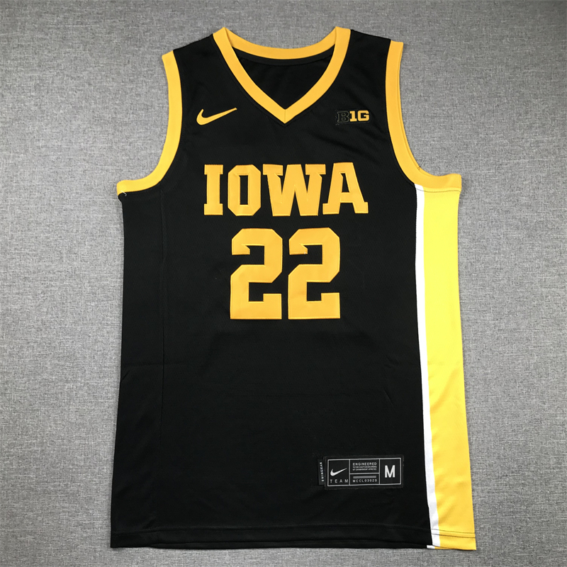 Men Iowa Hawkeye #22 Clark Black Nike 2024 NBA Jersey->more ncaa teams->NCAA Jersey